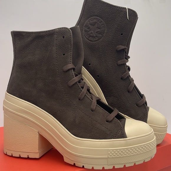Converse WMNS CHUCK 70 DE LUXE HEEL HI FRESH BREW/FRESH BREW A11542C Platforms - Picture 7 of 16